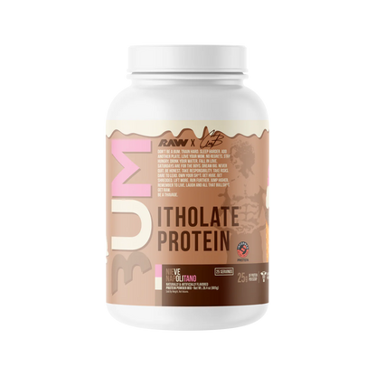 Proteina Isolatada  aislado de suero de leche Cbum Raw Nutrition 1.72 Lbs 25 Servicios Sabor NIEVE NAPOLITANO Carlos Belcast