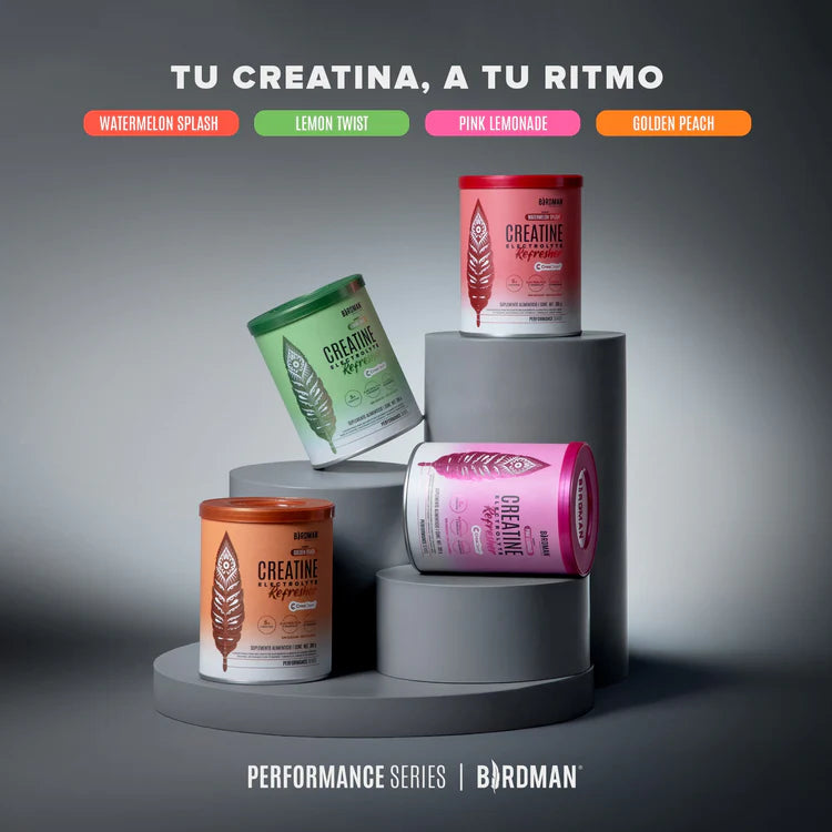 Birdman Creatine Refresher | Sabor Lemon Twist | Creatina Monohidratada con Electrolitos, Magnesio y Vitaminas | Sin Azúcar, Sin Calorías | Saborizantes y Endulzantes Naturales  | 30 Porciones | 300g (Copia)
