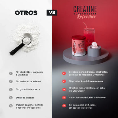 Birdman Creatine Refresher  | Sabor WaterMelon Splash | Creatina Monohidratada con Electrolitos, Magnesio y Vitaminas | Sin Azúcar, Sin Calorías | Saborizantes y Endulzantes Naturales| 30 Porciones | 300g